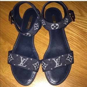 Louis Vuitton denim formentas Sandal